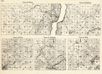 Rusk County - Murry, Hubbard, Grow, Flambeau, Rusk, Wisconsin State Atlas 1930c